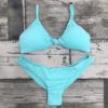 Load image into Gallery viewer, Moana Bikini Set - Knot Top - Tiffany Blue