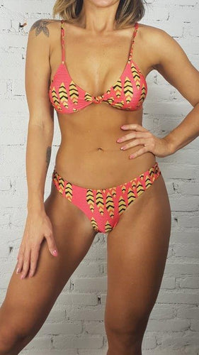 Moana Bikini Set - Knot Top - Kauai Print